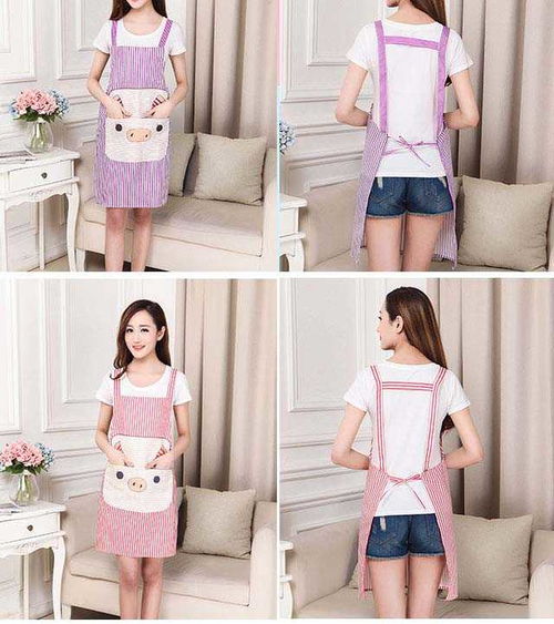 廚房的時尚宣言 可愛防污圍裙，下廚的精致伴侶